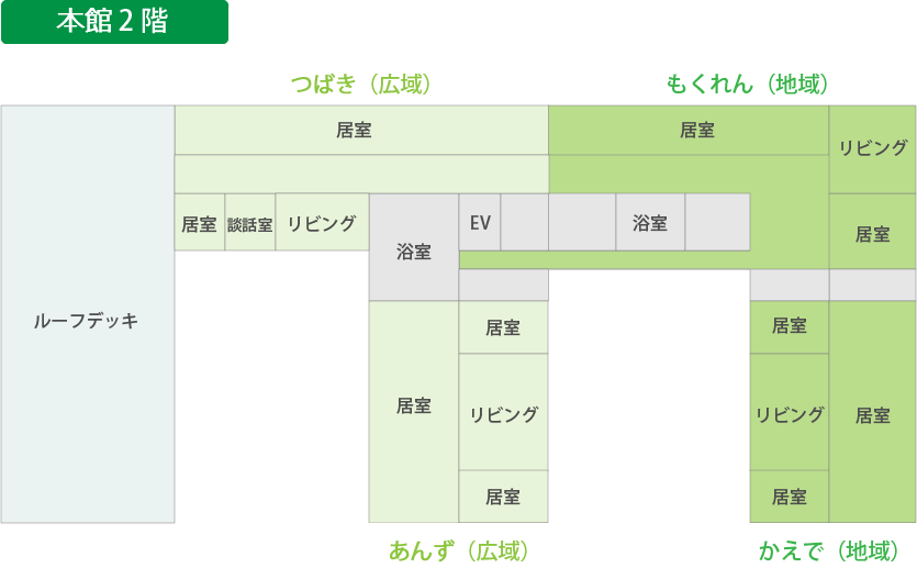 本館2F見取り図
